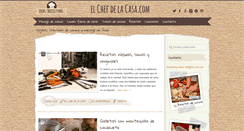 Desktop Screenshot of elchefdelacasa.com